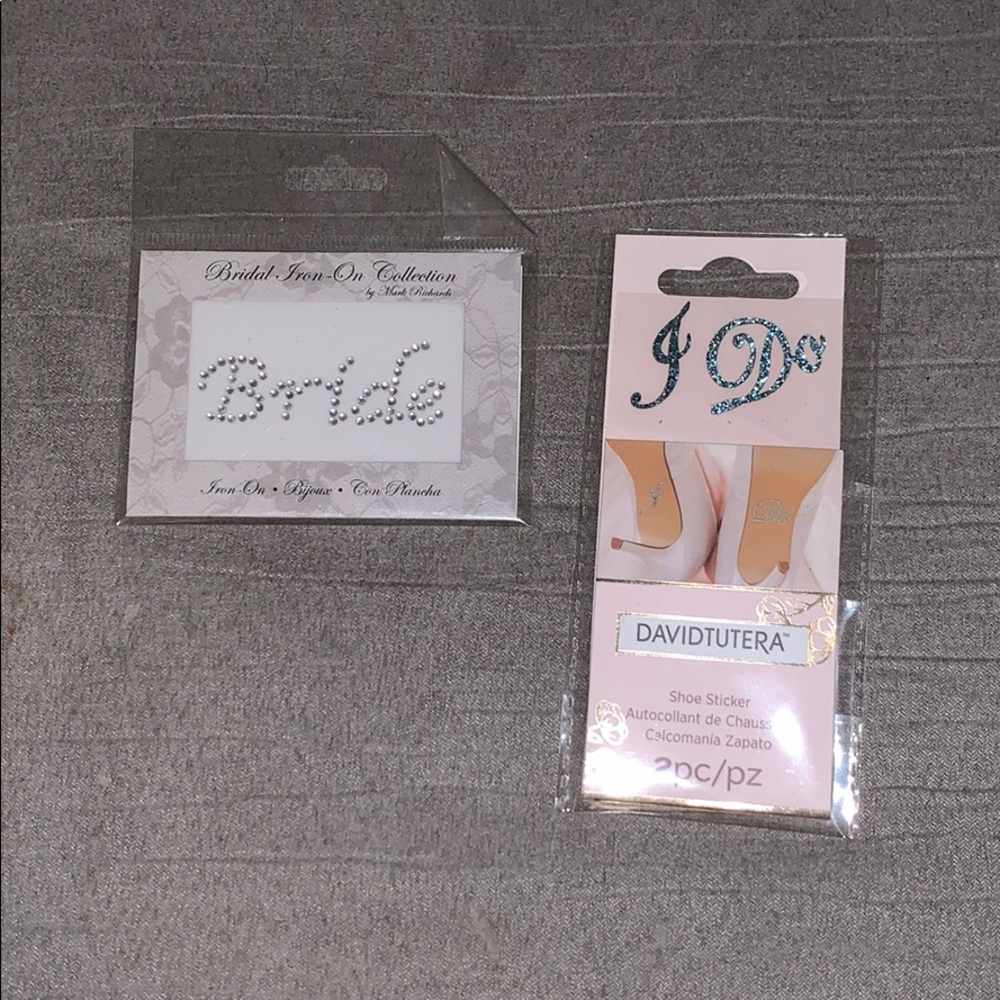 Shoe and robe decals